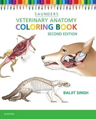 Saunders Veterinary Anatomy Coloring Book By Baljit Singh (consultant)