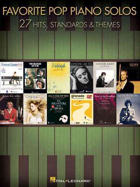 Favorite Pop Piano Solos By Hal Leonard Publishing Corporation (Book)