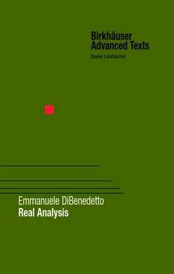 Real Analysis By DiBenedetto, Emmanuele 9781461266204 (Paperback)