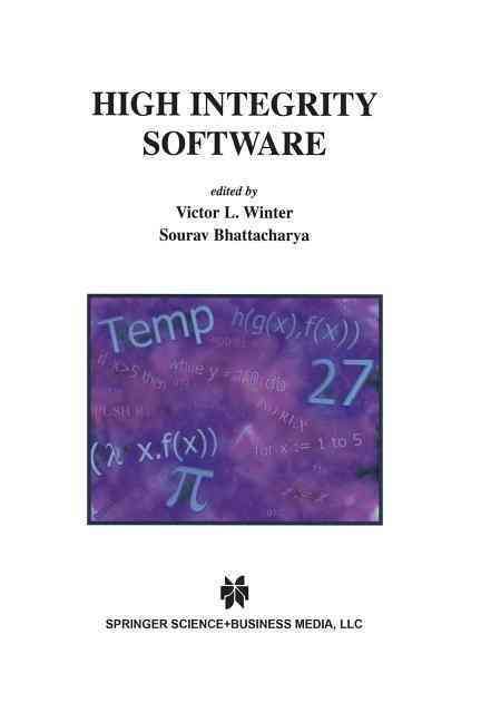 High Integrity Software 9781461355304 (Paperback)