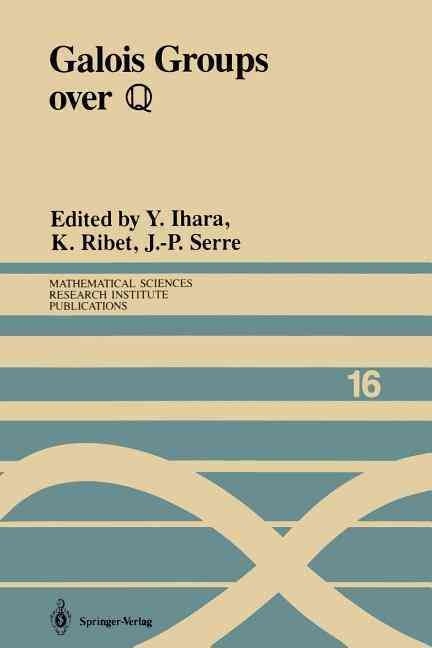 Galois Groups over ? : Proceedings of a Workshop Held March 23-27, 1987