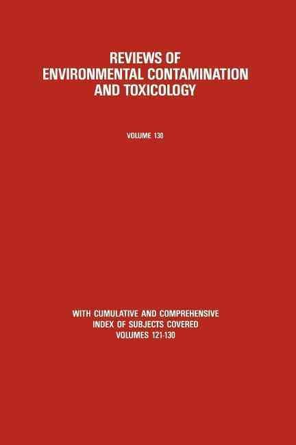 Reviews of Environmental Contamination and Toxicology 9781461397656