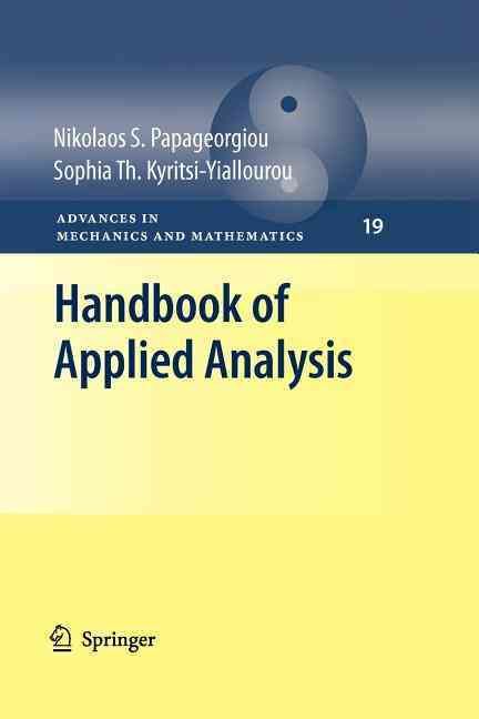 Handbook of Applied Analysis 9781461417118 (Paperback)
