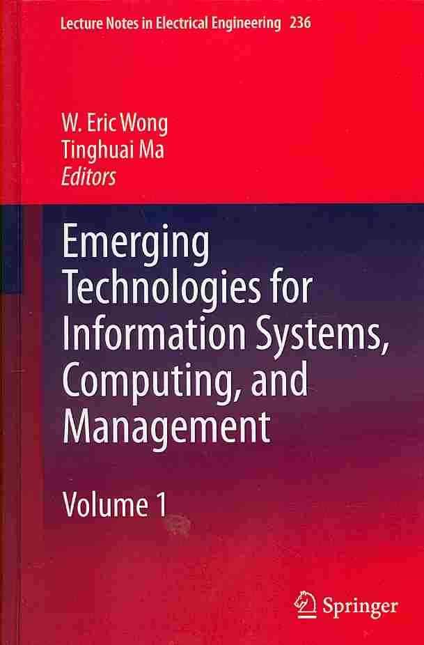 Emerging Technologies for Information Systems, Computing, and Management