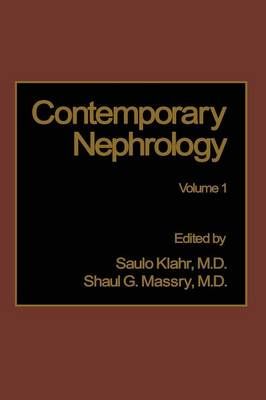 Contemporary Nephrology By Saulo Klahr, Shaul G. Massry 9781461567219
