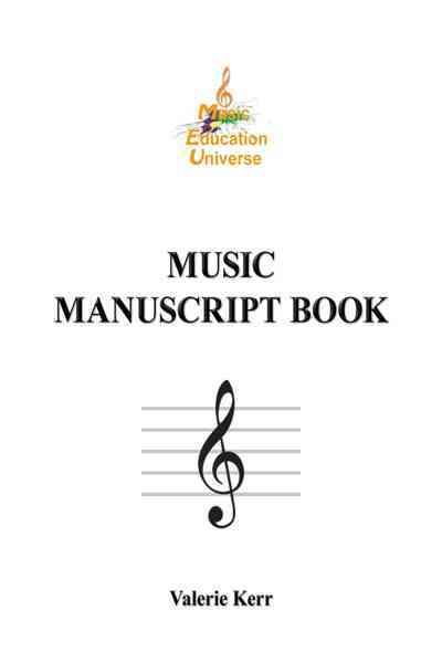 Music Manuscript Book 9781466962880 (Paperback)