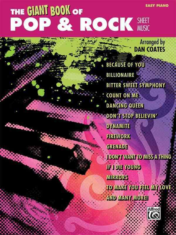 The Giant Book of Pop & Rock Sheet Music By Dan Coates (other)