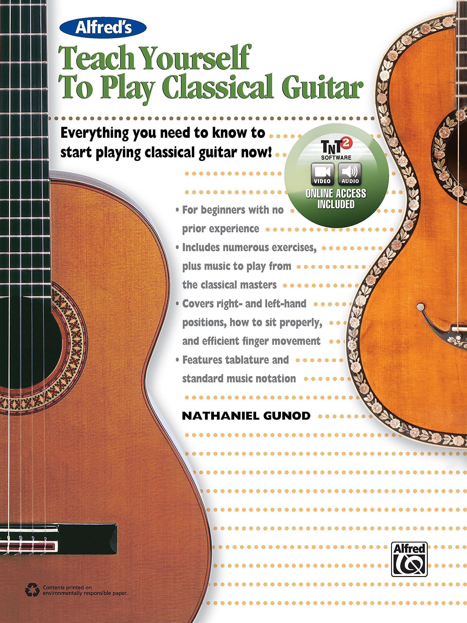 Alfred's Teach Yourself to Play Classical Guitar By Nathaniel Gunod