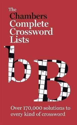 The Chambers Crossword Lists - New Edition By Chambers 9781471801709