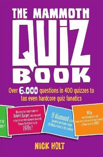 The Mammoth Quiz Book By Nick Holt 9781472105882 (Paperback)