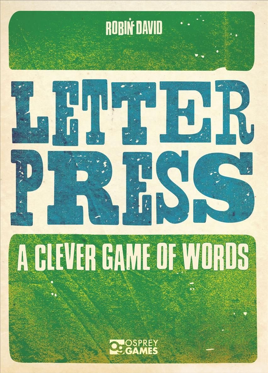 Letterpress By Robin David 9781472841100 (Game)