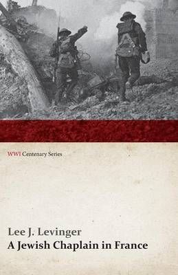 A Jewish Chaplain in France (WWI Centenary Series) By Lee J Levinger