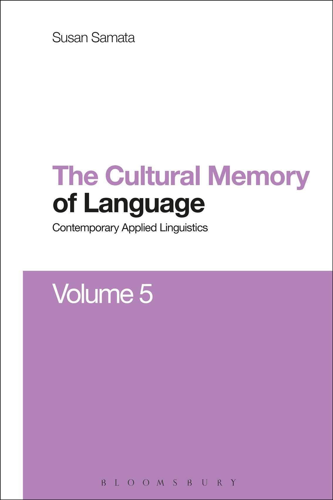 Cultural Memory of Language By Samata, Susan 9781474288064 (Paperback)