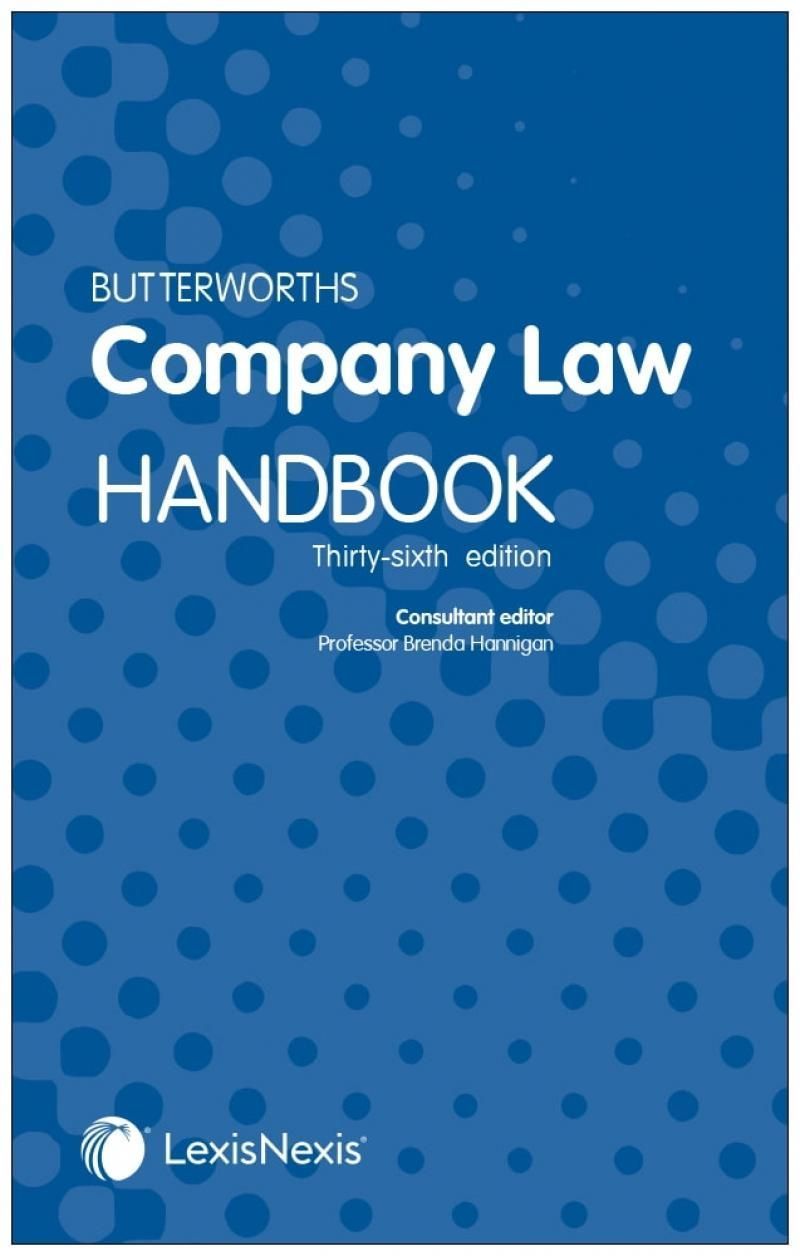 Butterworths Company Law Handbook 9781474320924 (Paperback)