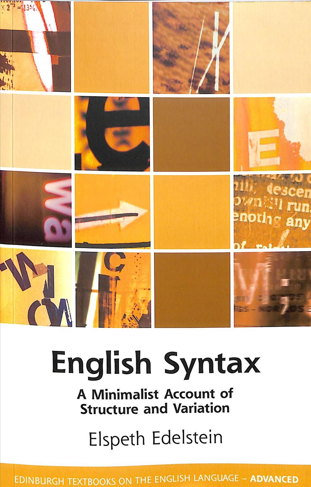 English Syntax By Elspeth Edelstein 9781474425520 (Paperback)