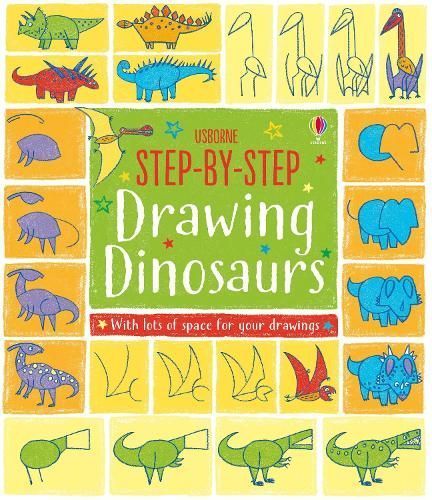 Step-by-Step Drawing Dinosaurs 9781474921596 (Paperback)