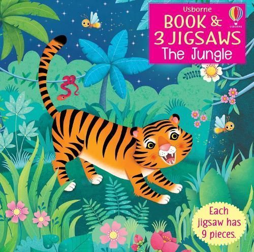 Usborne Book and 3 Jigsaws: The Jungle 9781474969413 (Board book)