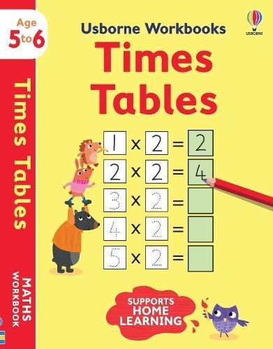 Usborne Workbooks Times Tables 5-6 9781474990950 (Paperback)
