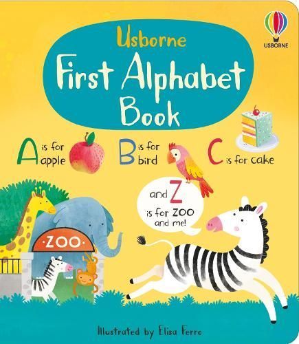Usborne First Alphabet Book 9781474998321 (Board book)