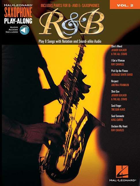 Saxophone Play Along Volume 2 R & B Asax Tsax Bk/CD 9781480300019
