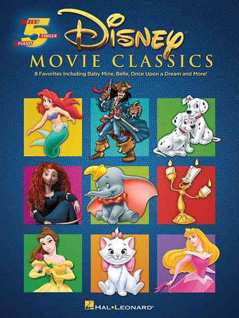 Disney Movie Classics Five Finger Piano Songbook 9781480363205