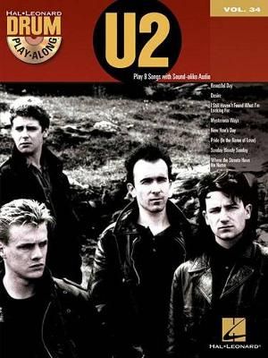 Drum Play Along Volume 34 U2 Drums Bk/CD By U2 (CRT) 9781480368989