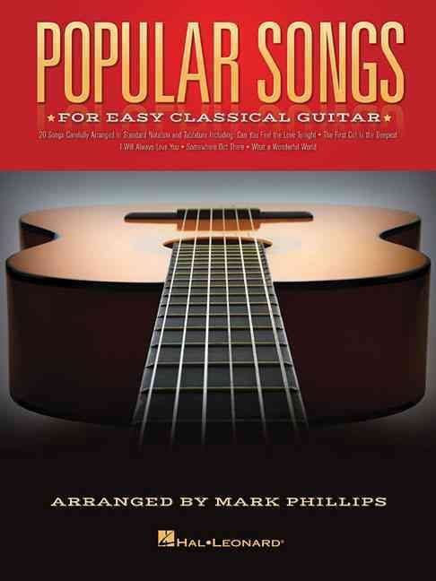 Popular Songs for Classical Guitar Solo Tab (Arr Phillips Mark) Bk