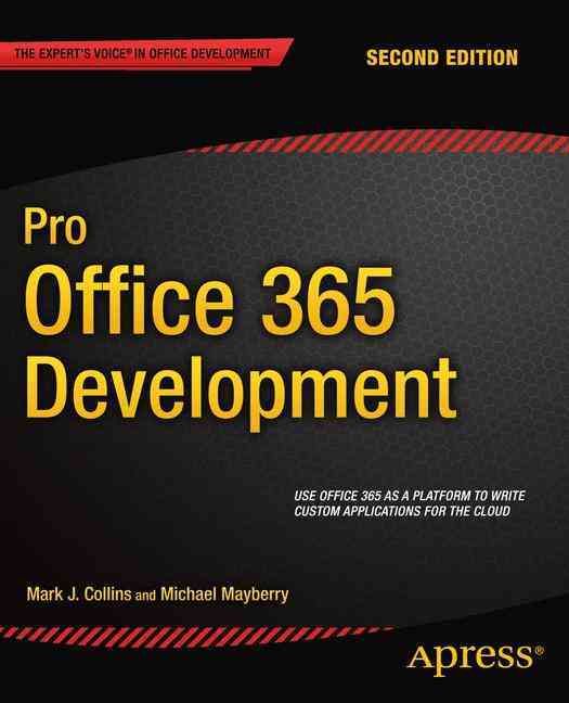 Pro Office 365 Development By Mayberry, Michael 9781484202456