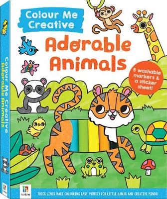 Colour Me Creative: Adorable Animals By Hinkler Pty Ltd 9781488916564