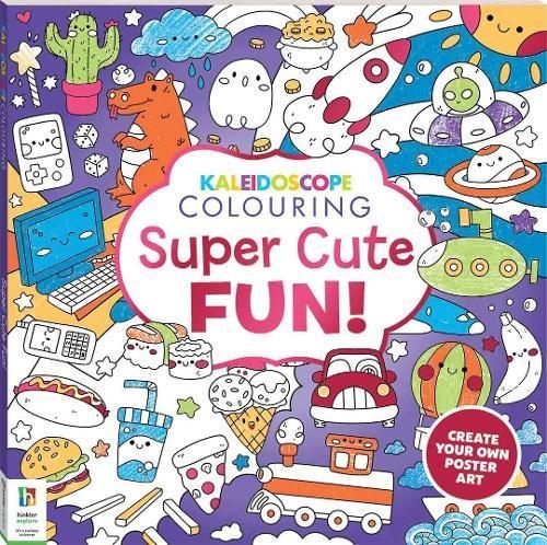Kaleidoscope Colouring: Super Cute Fun By Hinkler Pty Ltd (Paperback)