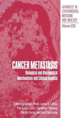 Cancer Metastasis By G. Prodi (editor) 9781489950390 (Paperback)
