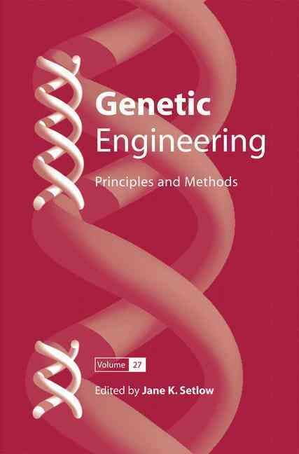 Genetic Engineering By Jane K. Setlow (editor) 9781489973634