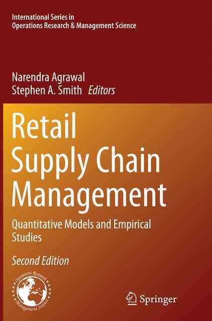 Retail Supply Chain Management 9781489977427 (Paperback)