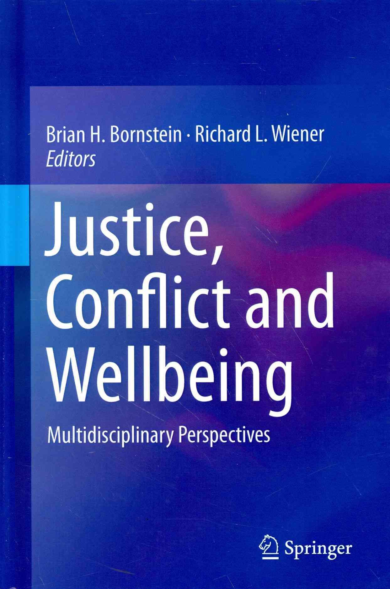 Justice, Conflict and Wellbeing 9781493906222 (Hardback)