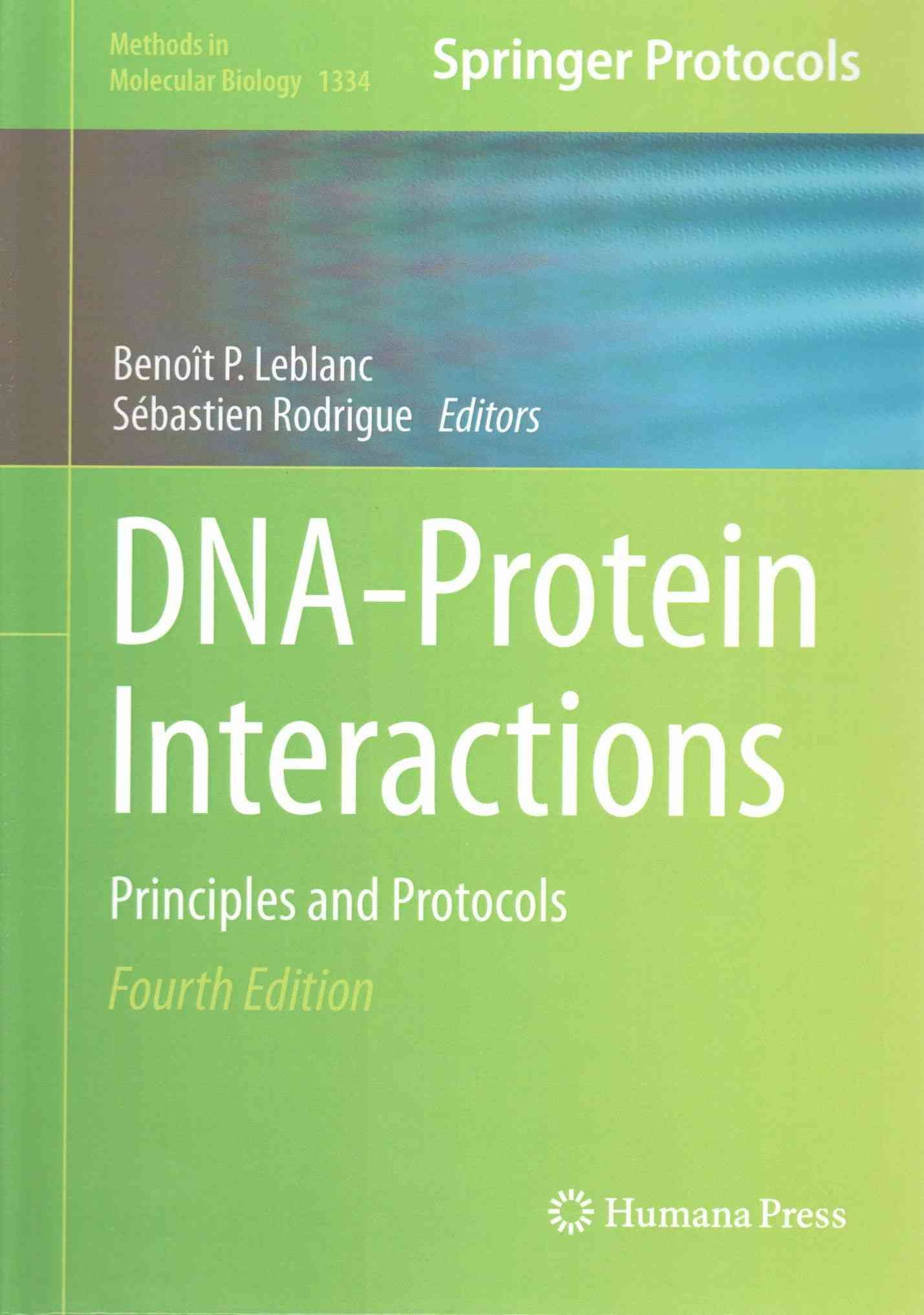DNA-Protein Interactions 9781493928767 (Hardback)