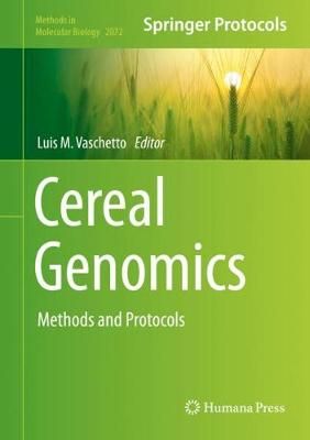 Cereal Genomics By Luis M. Vaschetto (editor) 9781493998647 (Hardback)