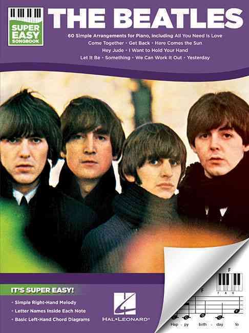 THE Beatles Super Easy Songbook Easy Piano Book By Beatles (COP)