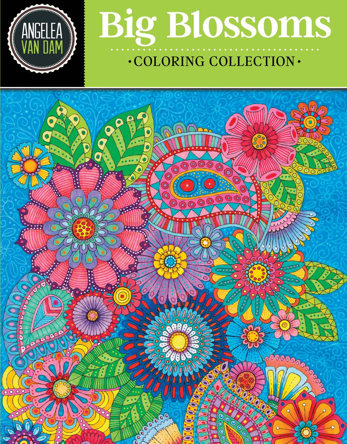 Hello Angel Big Beautiful Blossoms Coloring Collection 9781497201422