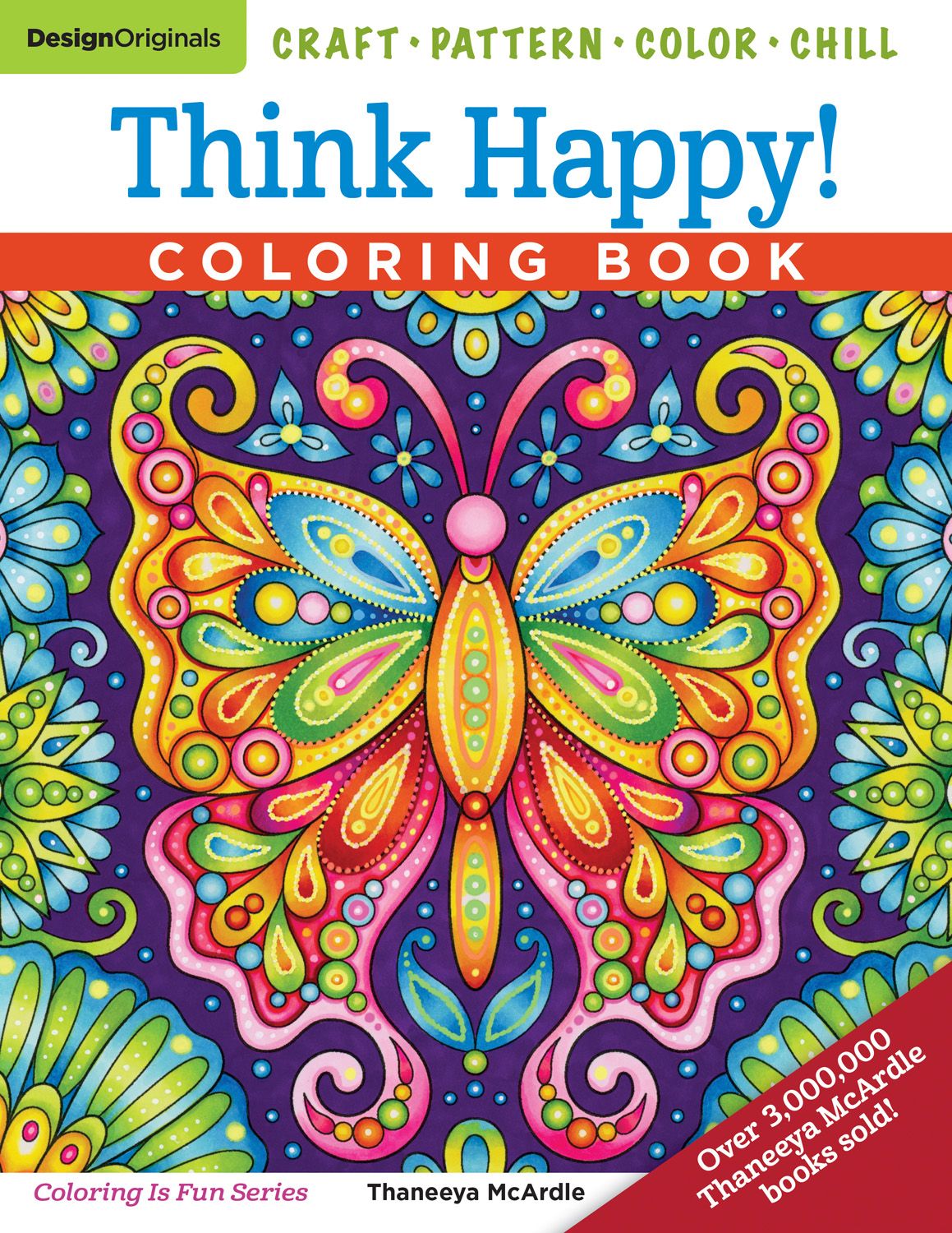 Think Happy! Coloring Book By Thaneeya McArdle 9781497204119
