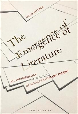 The Emergence of Literature By Jacob Bittner 9781501384622 (Paperback)