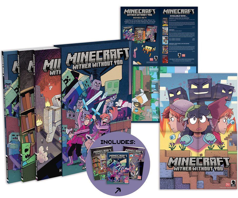 Minecraft: Wither Without You Boxed Set (Graphic Novels) 9781506729008