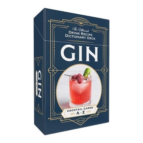 Gin Cocktail Cards A-Z By Adams Media 9781507222935 (Cards)