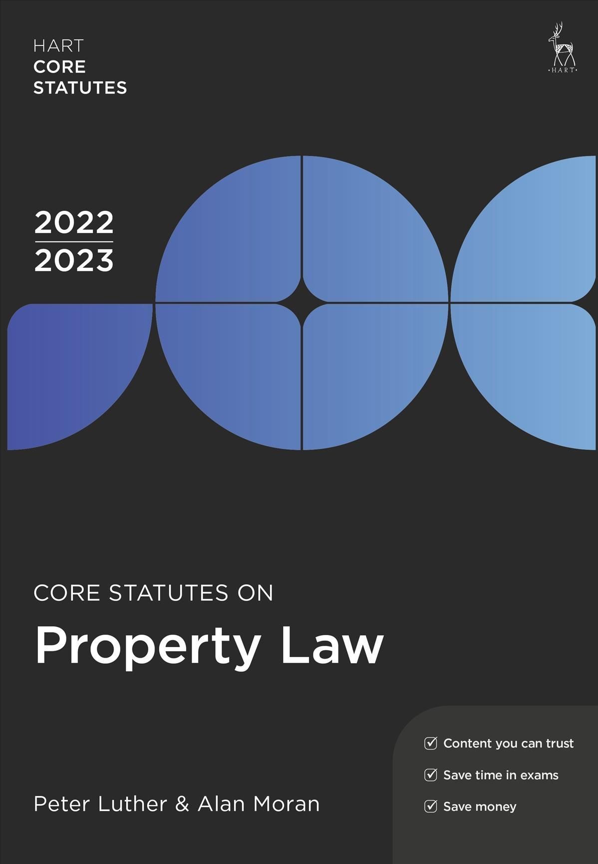 Core Statutes on Property Law 2022-23 By Peter Luther, Alan Moran