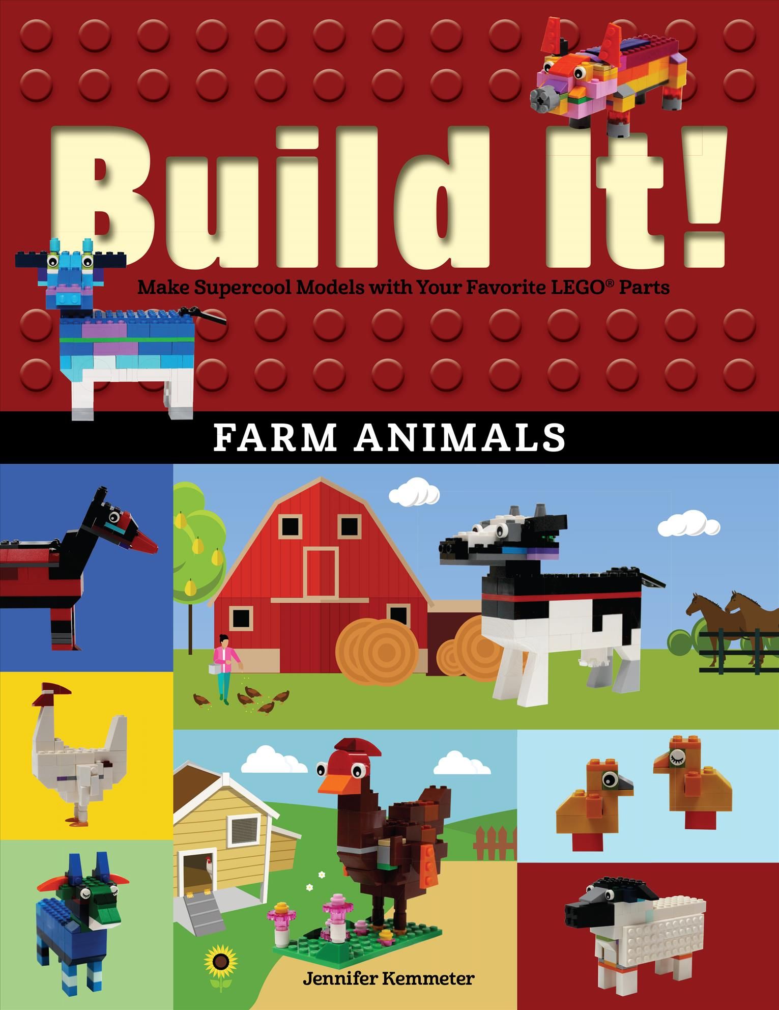 Build It! Farm Animals By Jennifer Kemmeter 9781513260853 (Hardback)