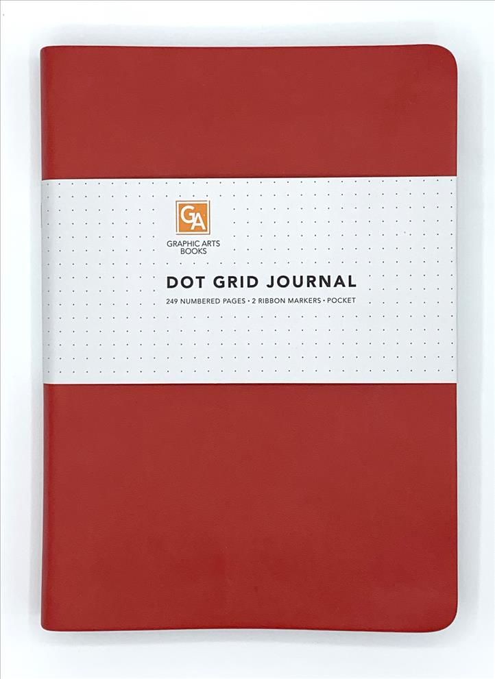 Dot Grid Journal - Ruby By Graphic Arts Books 9781513263106