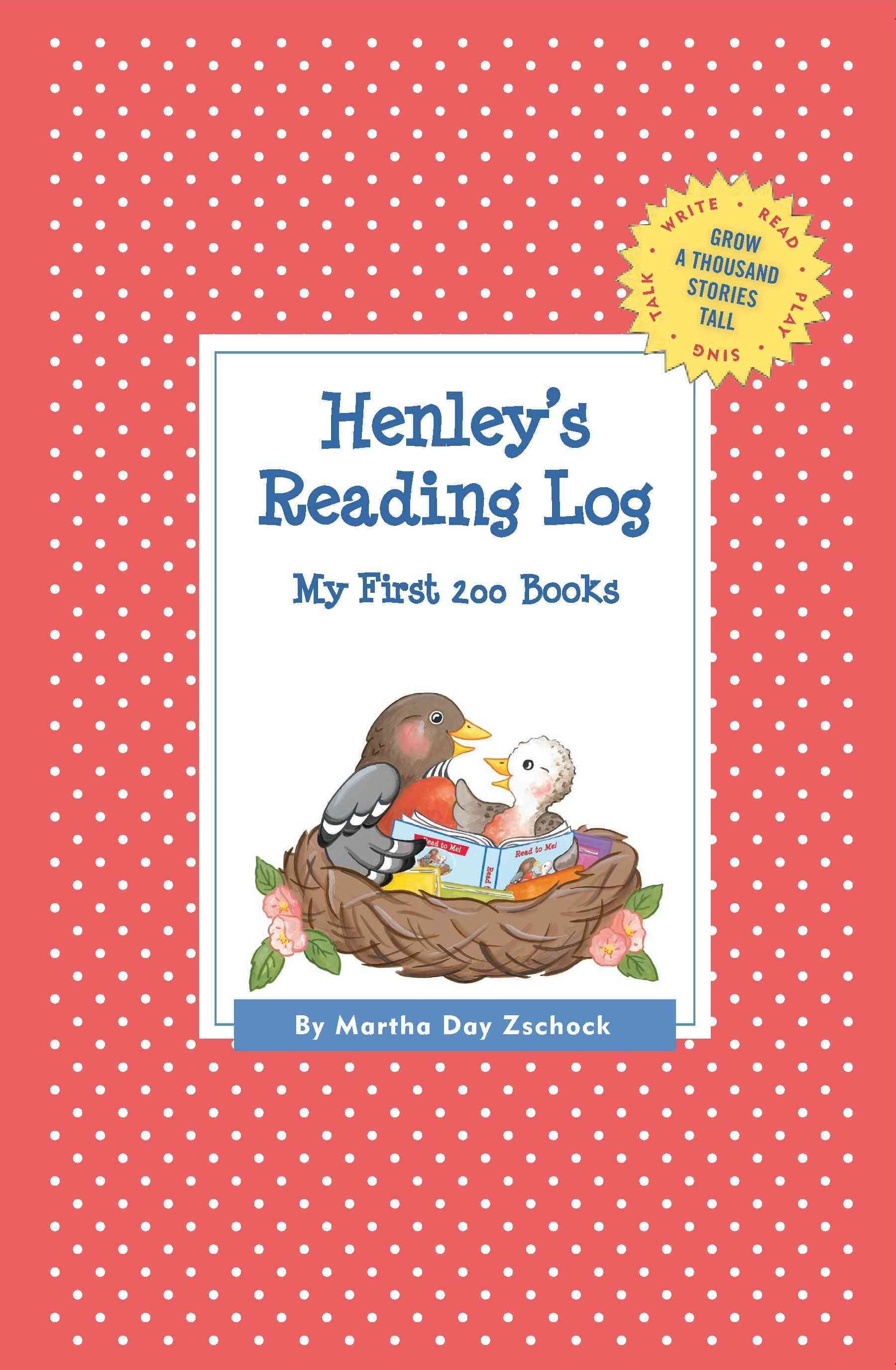 Henley's Reading Log By Martha Day Zschock 9781516210015 (Paperback)