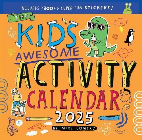 Kid's Awesome Activity Wall Calendar 2025 9781523526062 (Calendar)