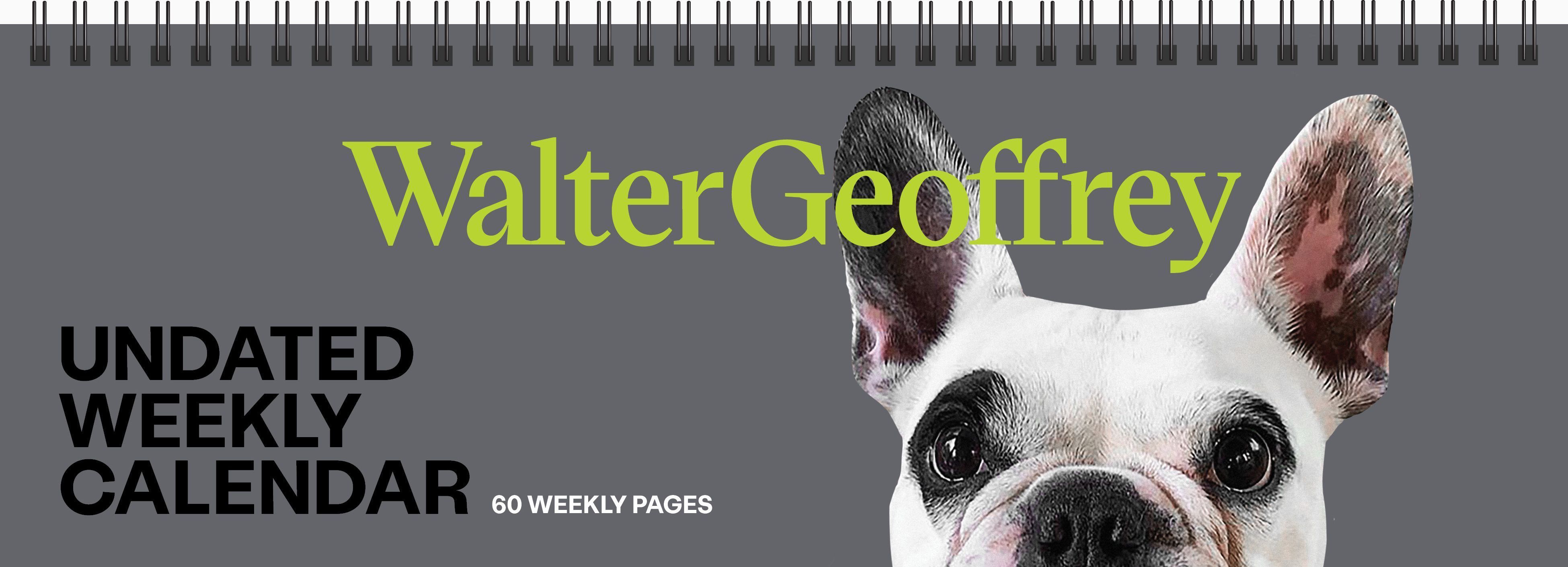 Walter Geoffrey Perpetual Undated Weekly Desk Pad Calendar (Calendar)