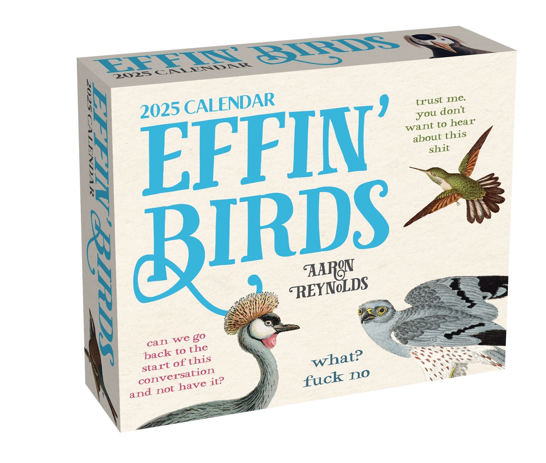 Effin' Birds 2025 Day-to-Day Calendar By Aaron Reynolds 9781524889371
