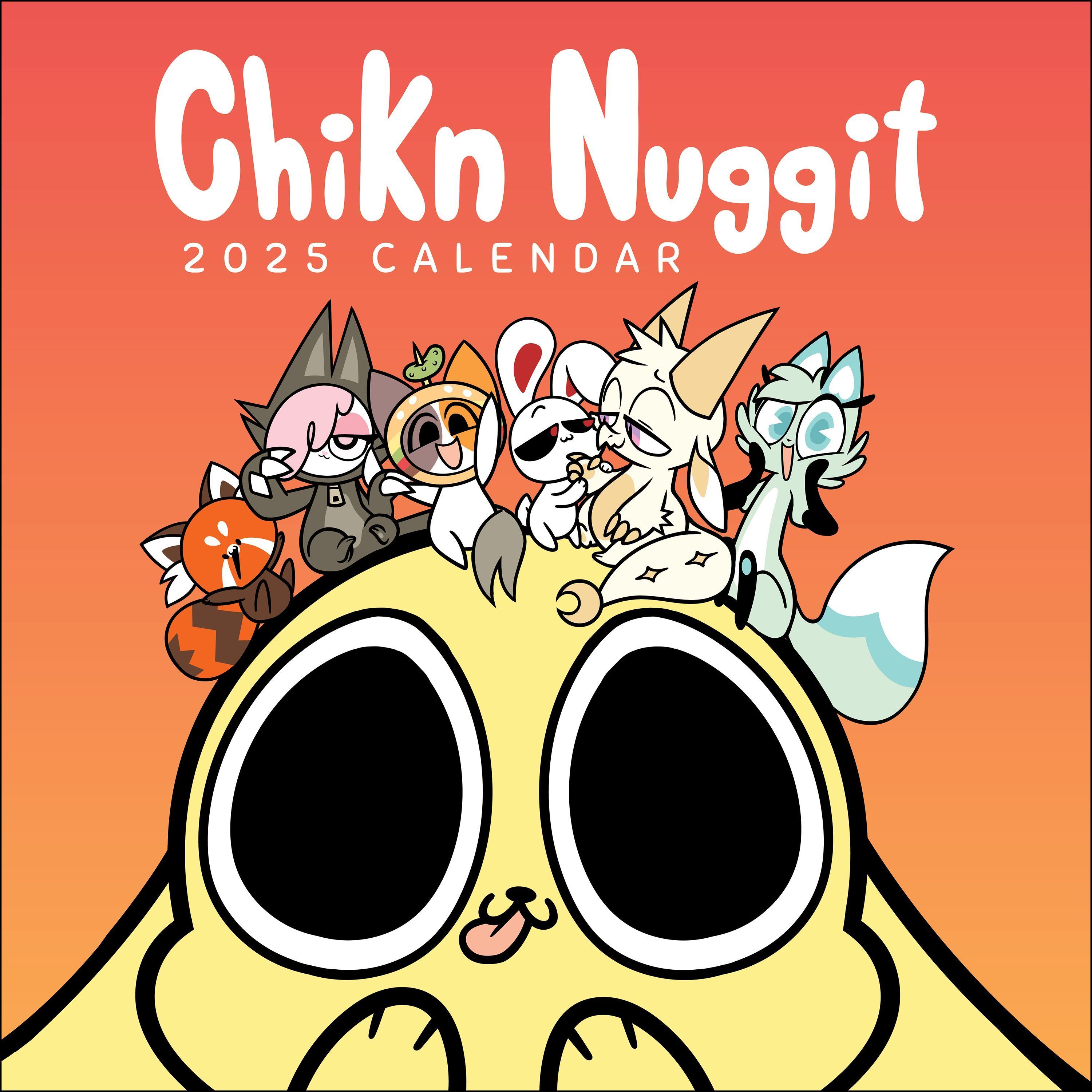 Chikn Nuggit 2025 Wall Calendar By Kyra Kupetsky 9781524892814